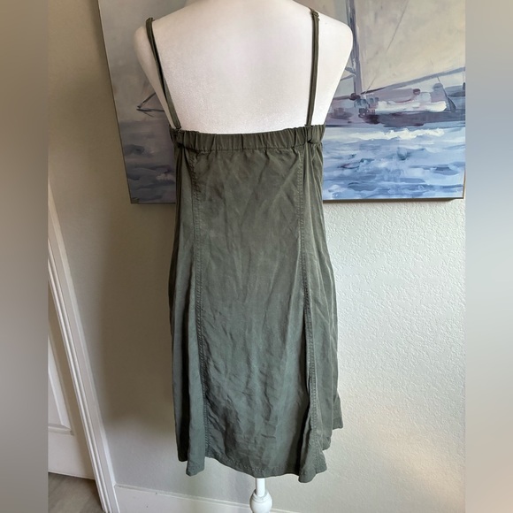 Cache Olive Green Utility Tencel Dress - Picture 3 of 6
